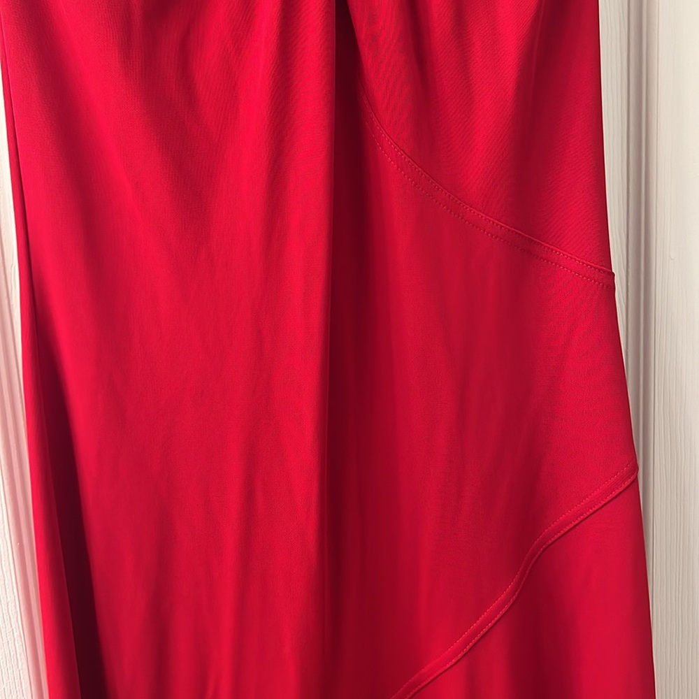 Escada Red Long Dress - Picture 4 of 7
